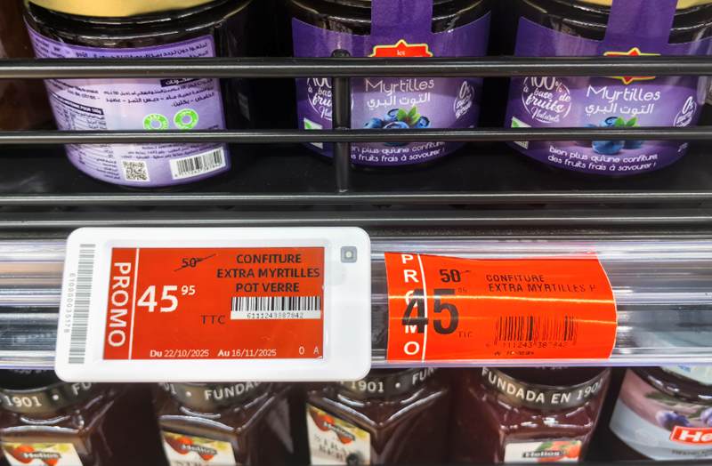 零售電子價(jià)簽的“風(fēng)”還是吹到了摩洛哥